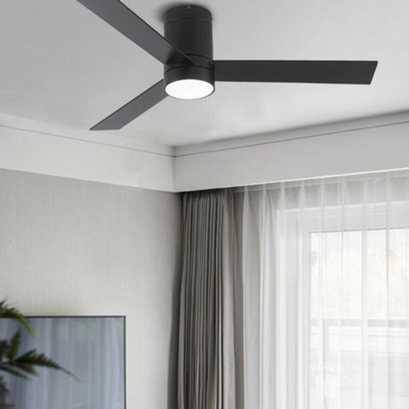 "VENTILADOR LED 24W 48"" NEGRO 3CCT C/ CONTROL" "VENTILADOR LED 24W 48"" NEGRO 3CCT C/ CONTROL"