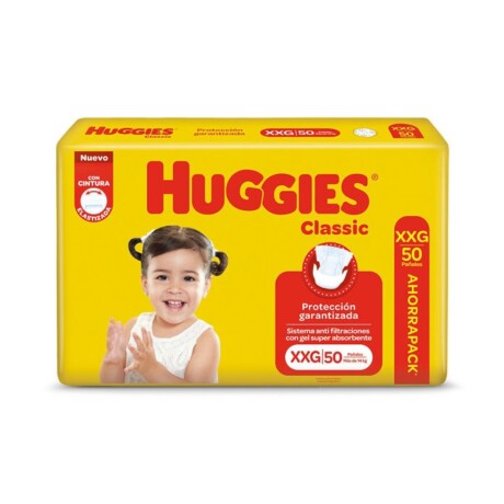 Pañales Huggies Classic Xxg 50 Unidades 001