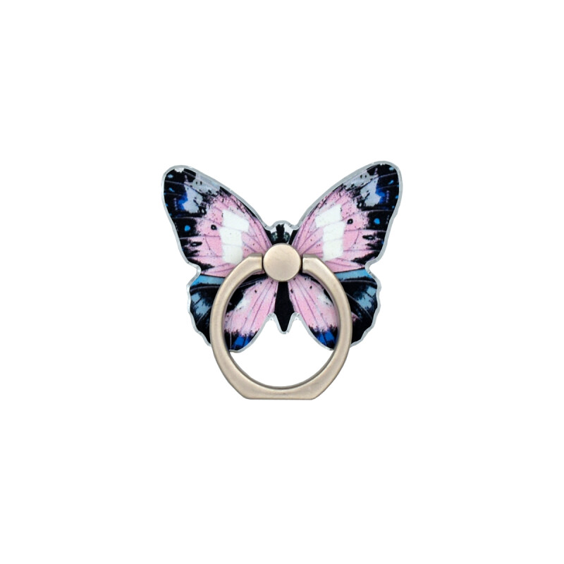 Anillo soporte para celular diseño mariposa 4 Anillo Soporte Para Celular Diseño Mariposa 4