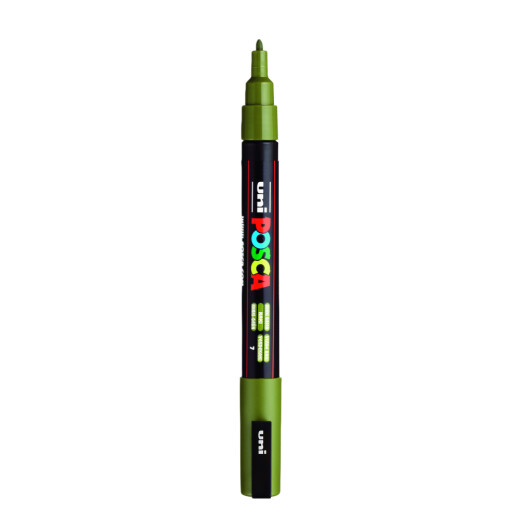 Marcador Uni Posca 1.3 Mm - Verde Khaki Marcador Uni Posca 1.3 Mm - Verde Khaki