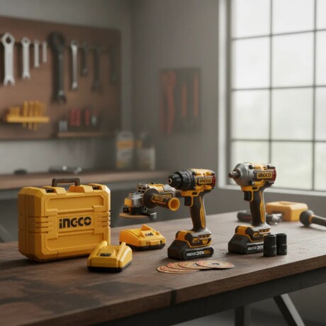 Kit Ingco a batería 3 herramientas + accesorios y valija Kit Ingco a batería 3 herramientas + accesorios y valija