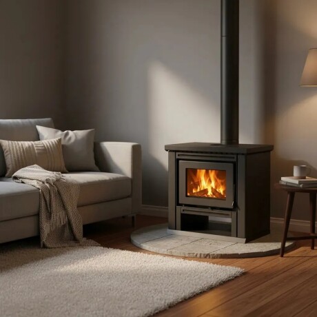 Estufa a Leña De 116m2 Metavila LIV313 | Doble Combustion Estufa a Leña De 116m2 Metavila LIV313 | Doble Combustion