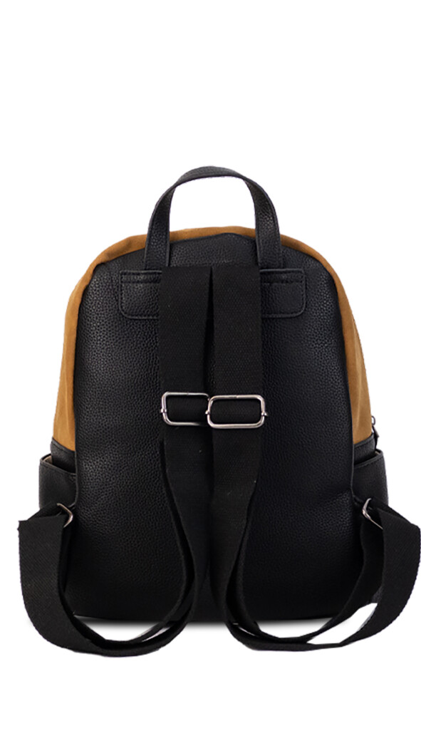 MOCHILA MIRIAM NEGRO Y SUELA