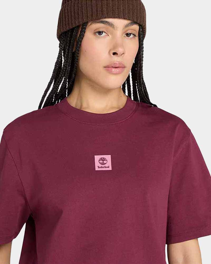 Polo Stack Mujer Burgundy