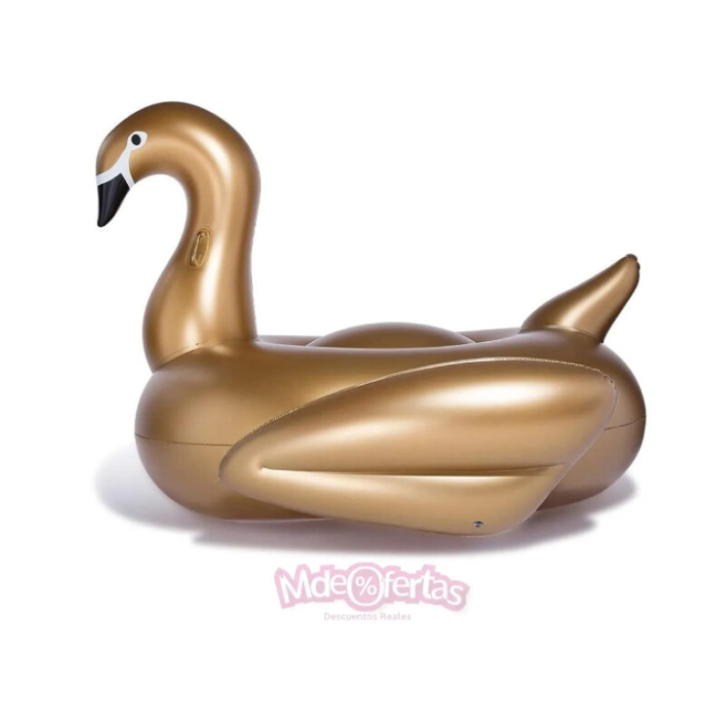 Inflable Cisne Dorado Gigante Para Piscina Playa Verano Inflable Cisne Dorado Gigante Para Piscina Playa Verano