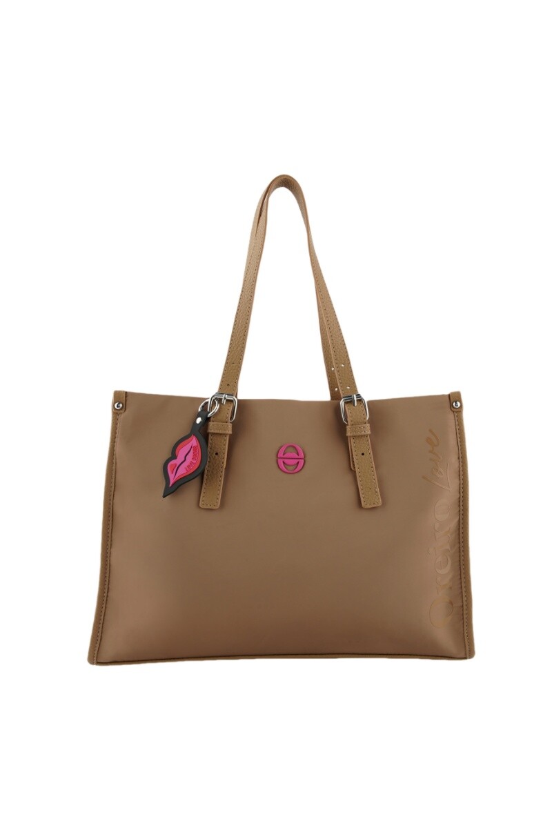 Cartera Las Oreiro Beige