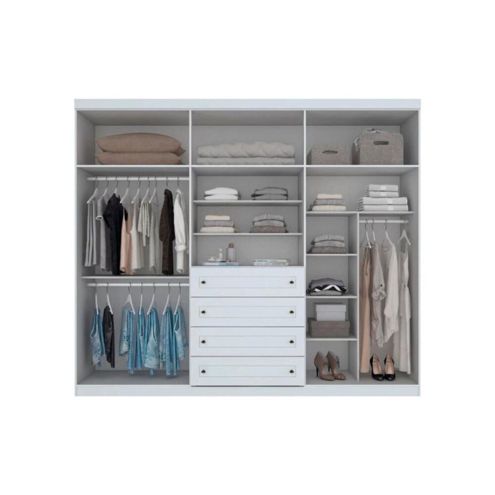 Ropero Americano - 6 puertas 4 cajones - MDF y MDP Ropero Americano - 6 puertas 4 cajones - MDF y MDP