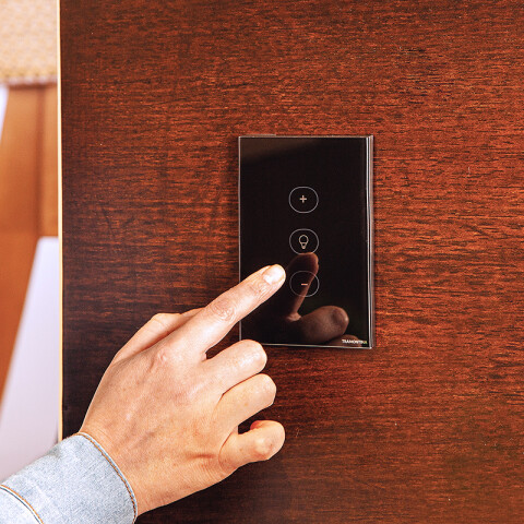 Dimmer inteligente WIFI touch negro TE3916