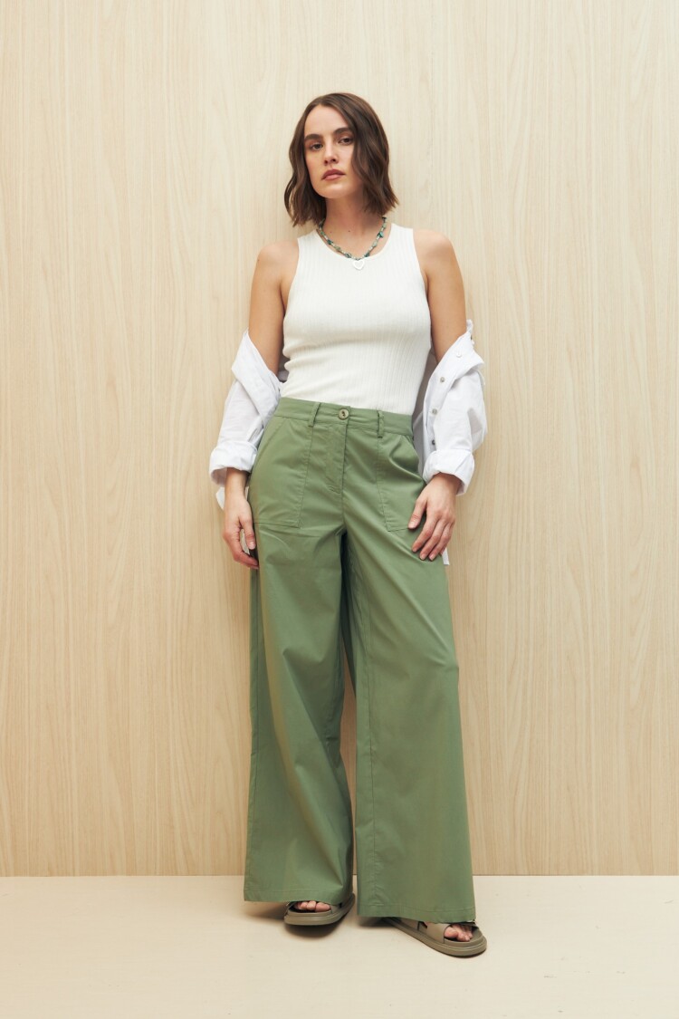 PANTALÓN IZEL Verde Hierba