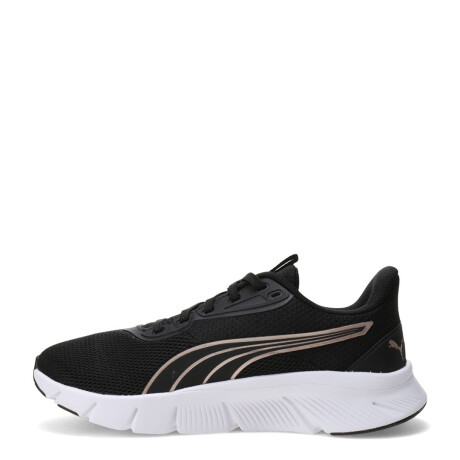 Championes de Mujer Puma Flex Focus Lite Modern Negro - Dorado