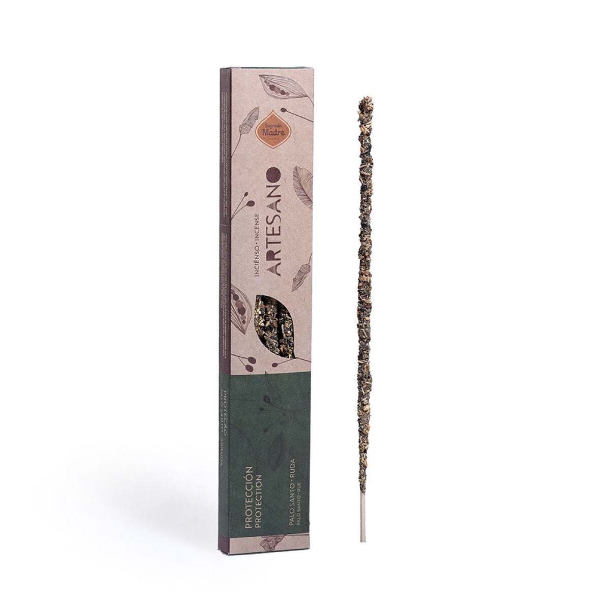 VARITA LÍNEA ARTESANO SAGRADA MADRE X5 - Palo Santo/ruda 