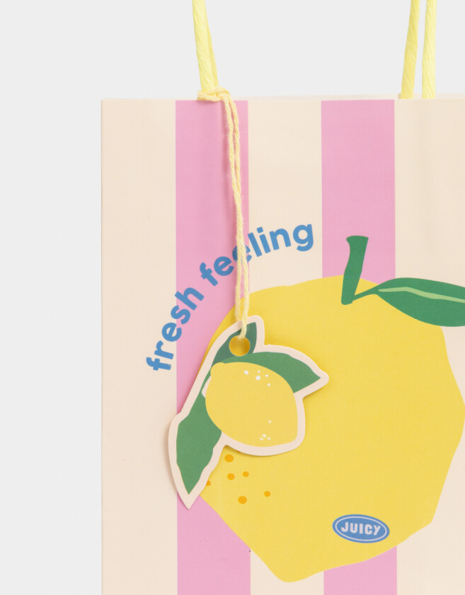 Accesorios Regalos Estampados Bolsa De Regalo Chica "fresh Feeling" - Combinacion Multicolor