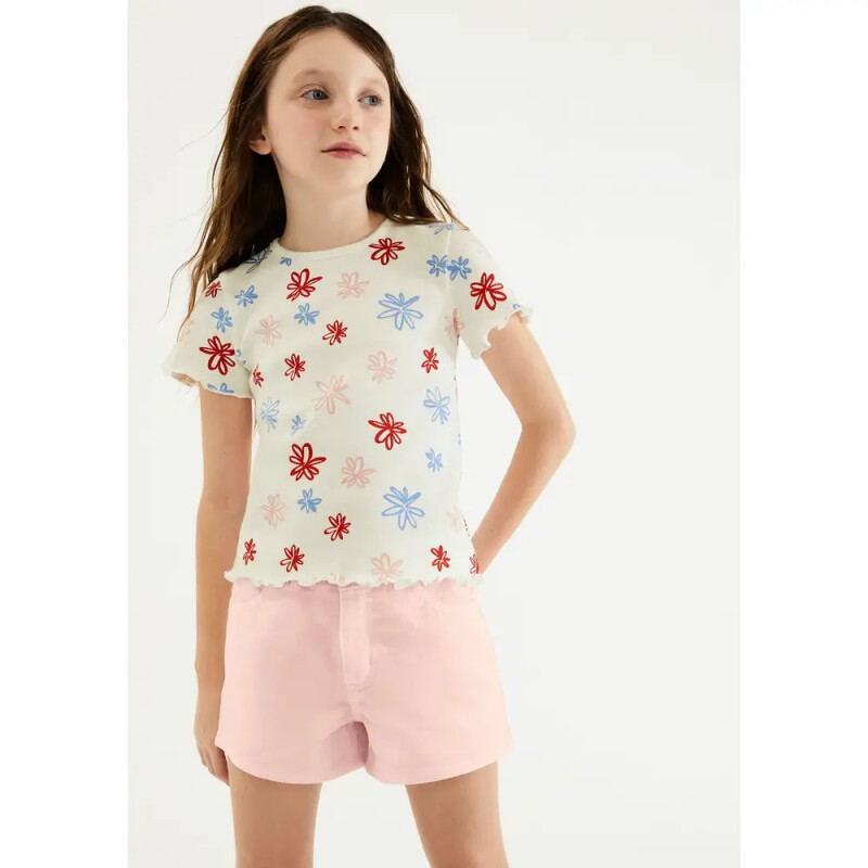 SHORTS FEM ROSA CLARO