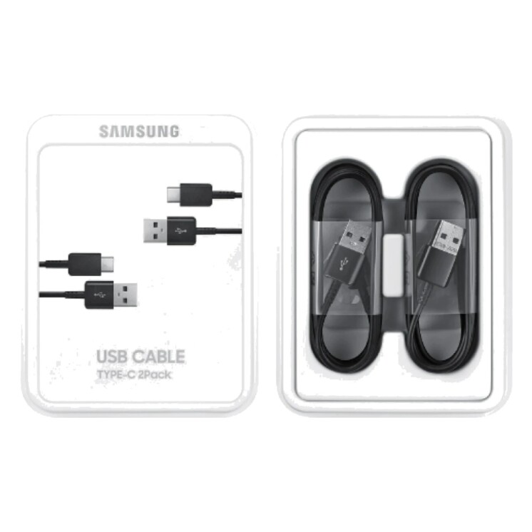Pack 2 Cables Samsung USB-A a USB-C 1,5 m Negros 2-Pack