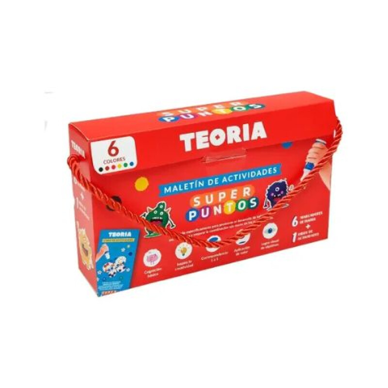 Marcadores Super Puntos x6 con libro Marcadores Super Puntos X6 Con Libro