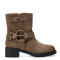 Bota de Mujer Miss Carol HILE de cuero Beige