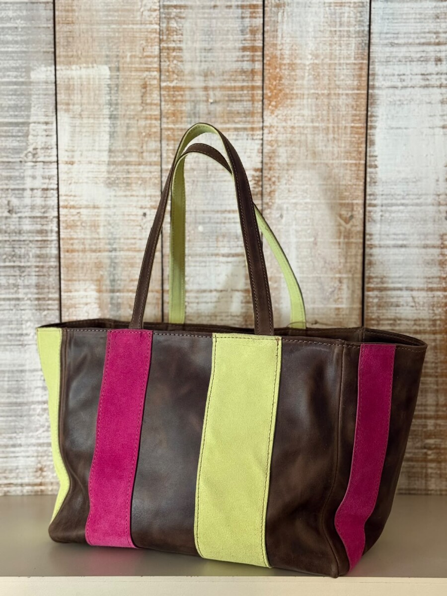 Cartera Positano - Verde Fucsia 