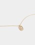 Cadena Corta con Dije Premium Gold Cortos - Dorado