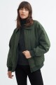 Campera con padding - Mujer VERDE OLIVA