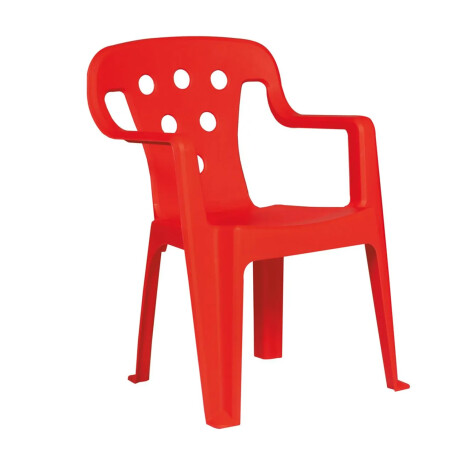 Silla Infantil Apoya Brazos 40kg Polipropileno Protección UV Rojo