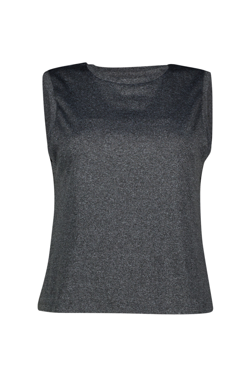 Musculosa Izelv - Gris Melange Oscuro 