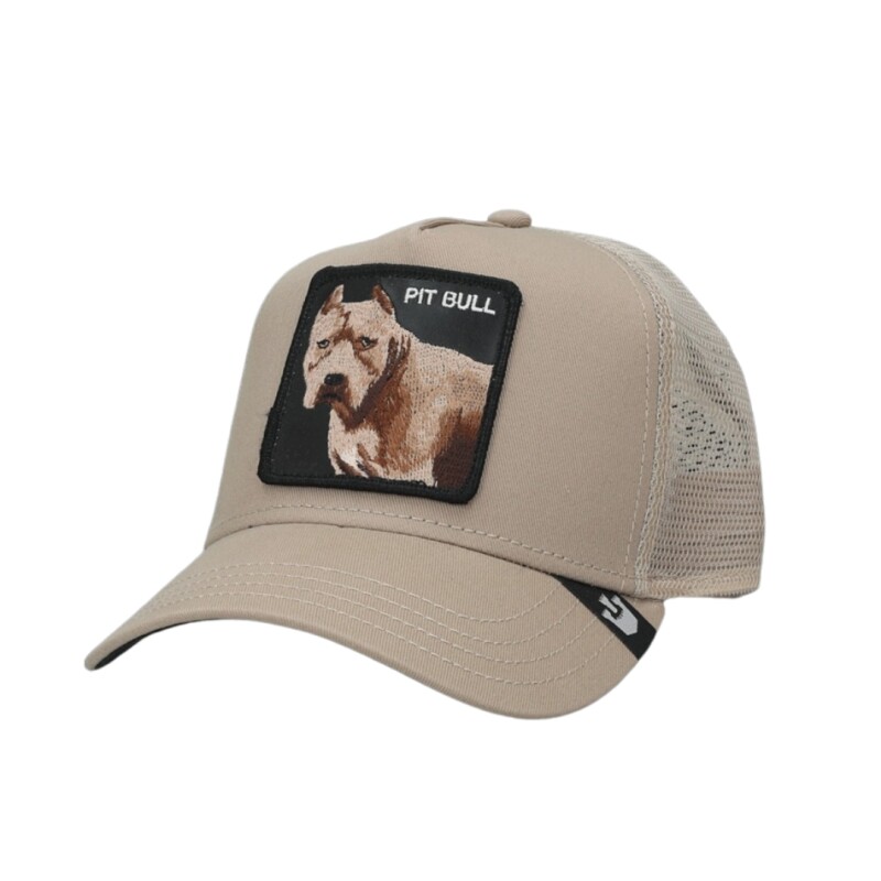 Gorra Goorin Bros Trucker Baseball - The Dog Pitbull Beige