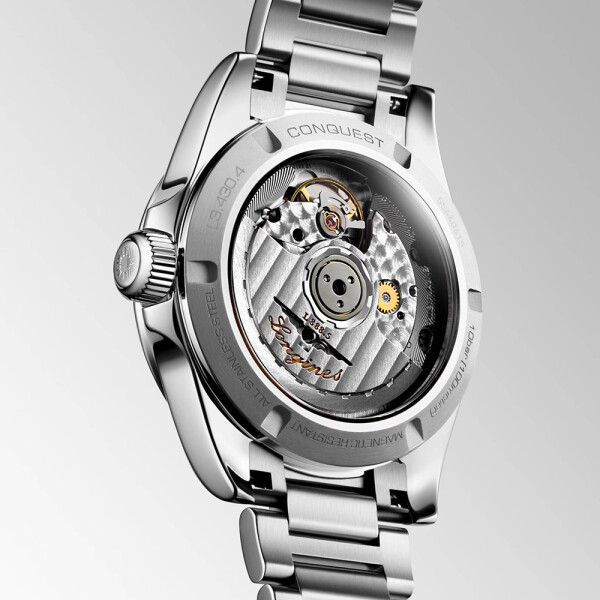 Reloj LONGINES Conquest automático 34mm en acero con esfera lima Reloj LONGINES Conquest automático 34mm en acero con esfera lima