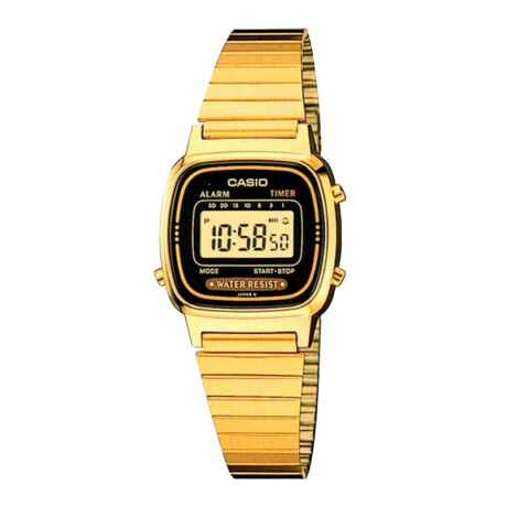 Reloj Casio para Dama Digital Dorado LA-670WGA-1DF Reloj Casio para Dama Digital Dorado LA-670WGA-1DF