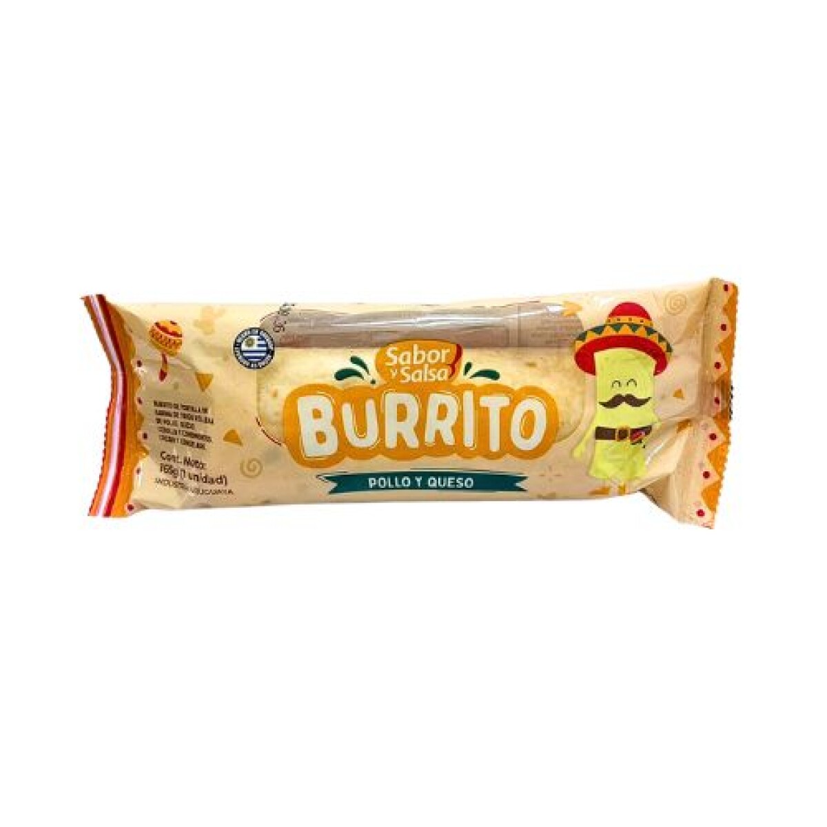 Burrito Sabor & Salsa - 1 ud. - 165 g - Pollo y Queso 