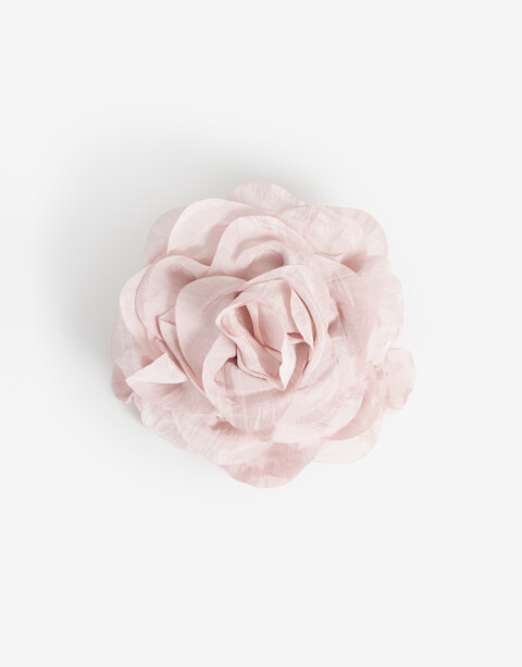 Hebillas Francesas Flores Hebillas - Rosa Claro