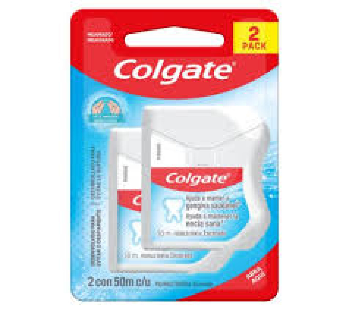 Colgate Hilo Dental 50mts 2x1 – Limpieza Profunda Entre Dientes