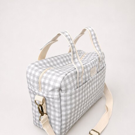 Bolso Midi Vichy Gris