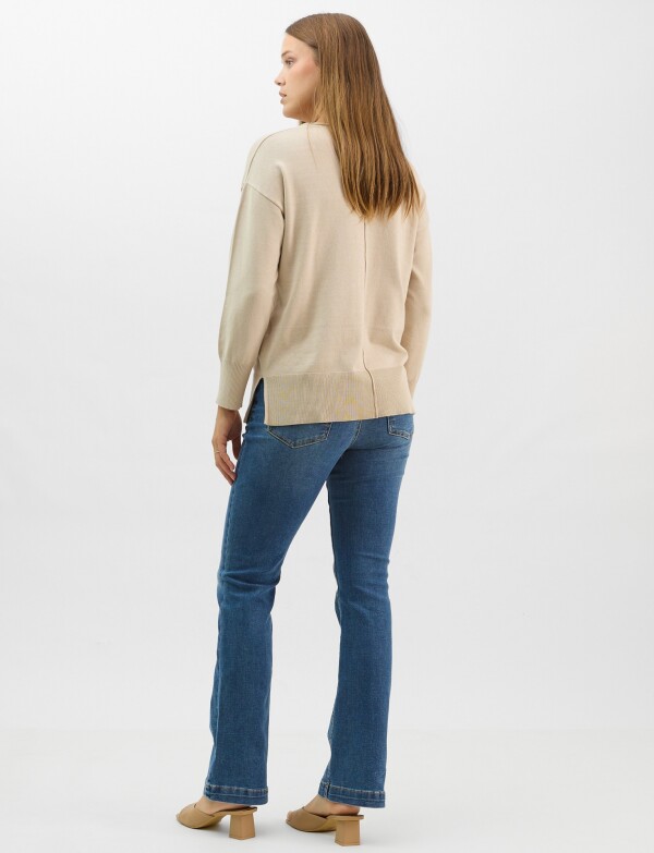 Buzo Pespunte BEIGE