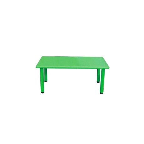 Mesa de plástico niños rectangular 120x60cm Verde