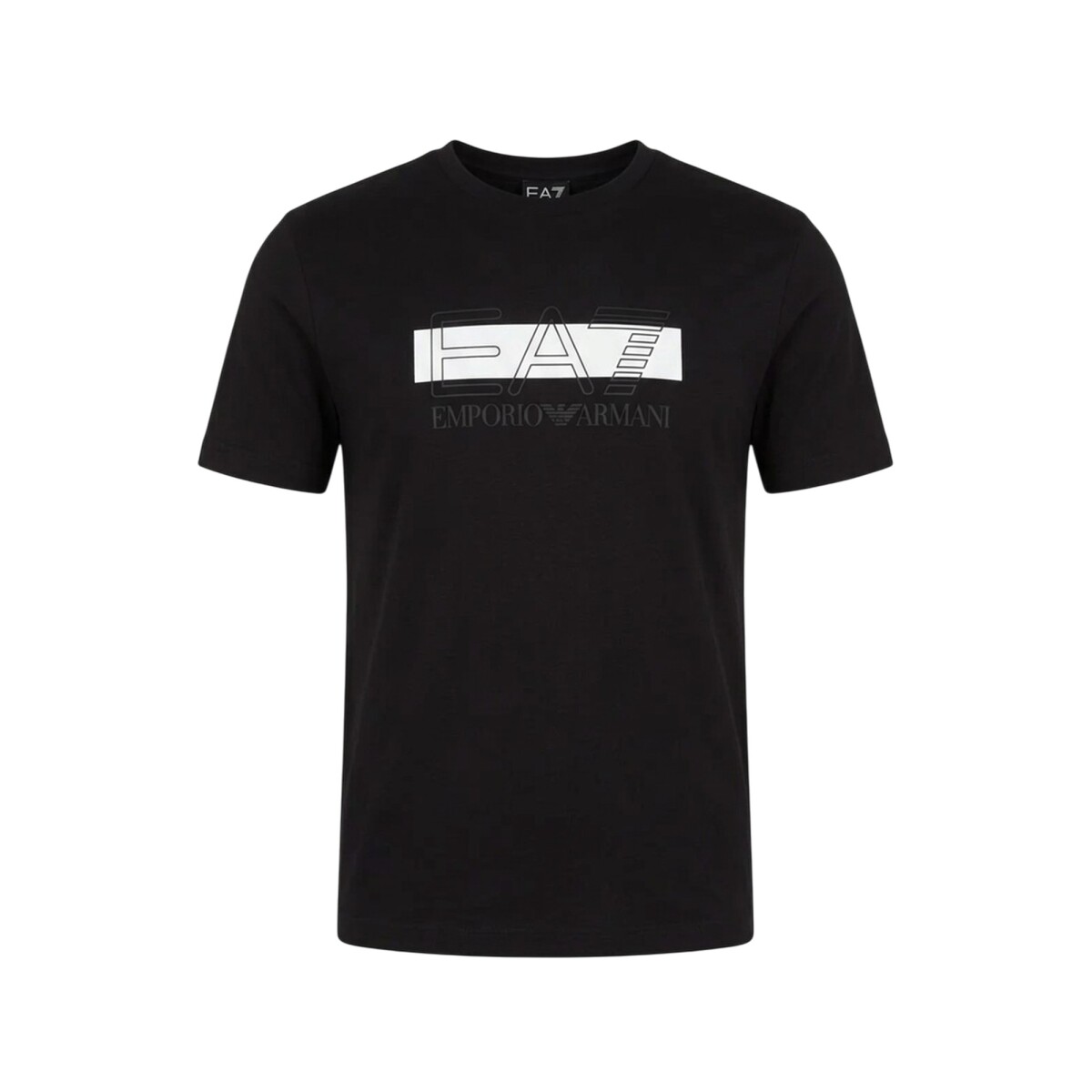 Remera EA7 Emporio Armani Visibility Logo Series - Black White 