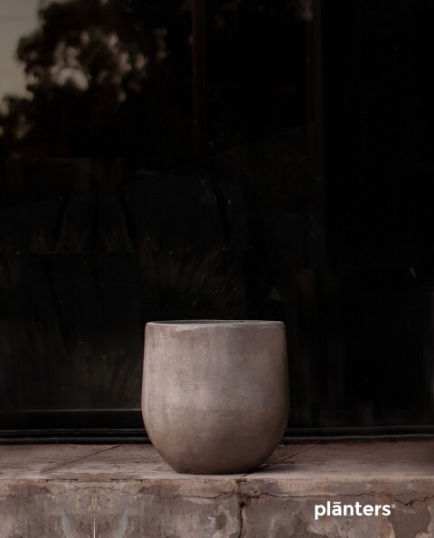 Maceta "Avalon40" - 40cm x 30cm - Fibrocemento Gris Laca Maceta "Avalon40" - 40cm x 30cm - Fibrocemento Gris Laca