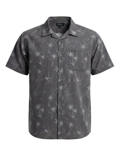Camisa O'Neill TRVLR Graphite Palm Camisa O'Neill TRVLR Graphite Palm