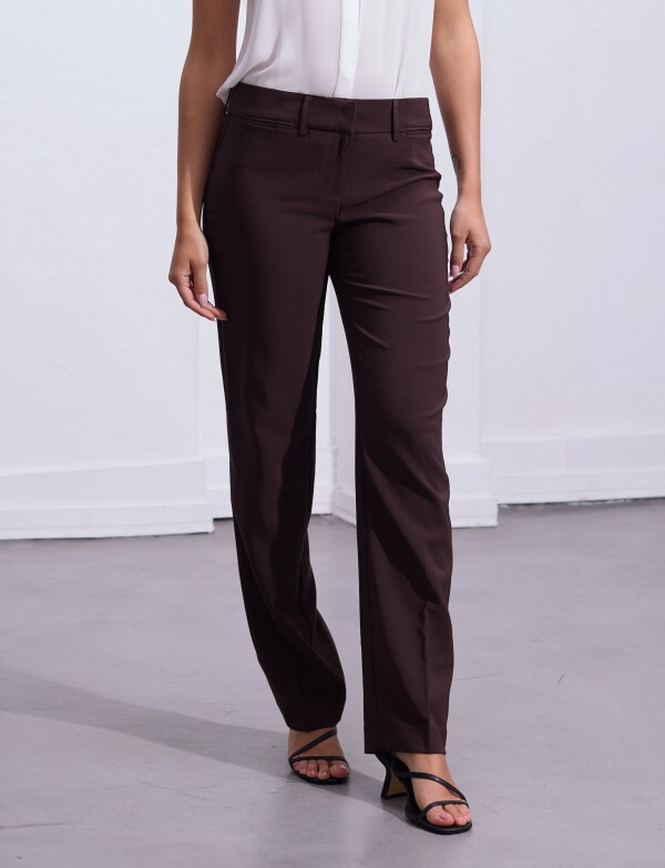 Pantalon De Vestir MARRON