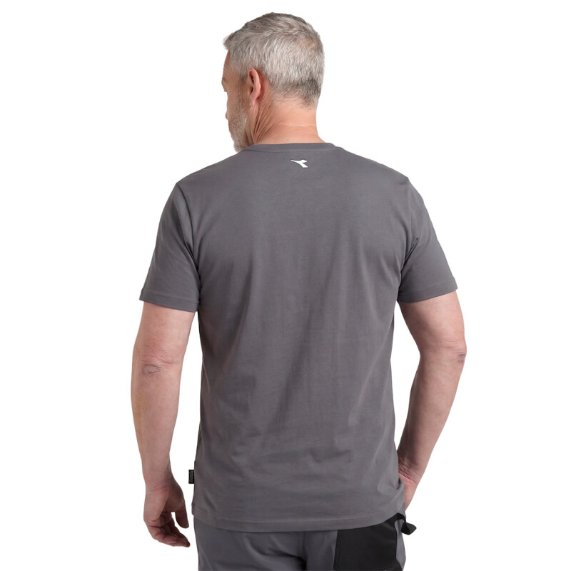 Remera Diadora Utility Hombre Gris