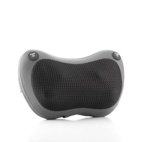 MASAJEADOR SHIATSU COMPACTO CUERO-POLIURETANO-Y-POLIESTER GRIS INNOVAGOODS