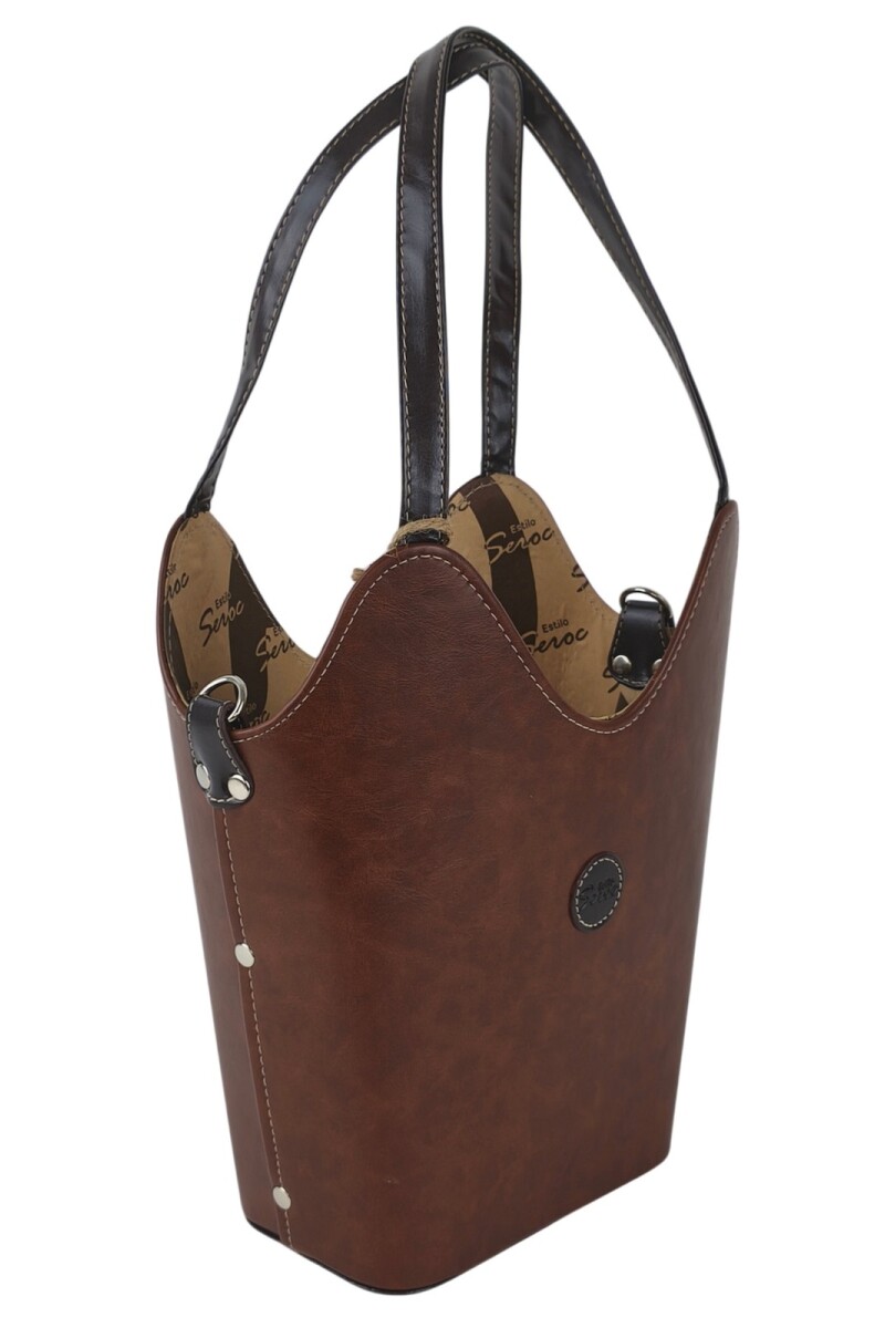 Matera canasto Marrón