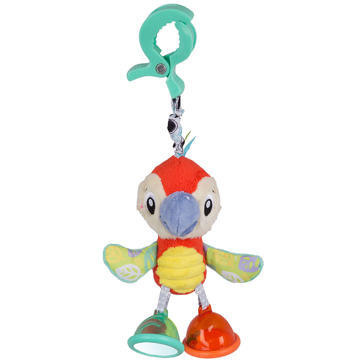 Colgante Para Coche Con Pinza Guacamayo Playgro 