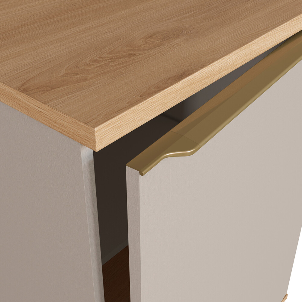 Bajo mesada Everest 0,60 m con 1 puerta Color: Carvalho/Panna Bajo Mesada Everest 0,60 M Con 1 Puerta Color: Carvalho/panna