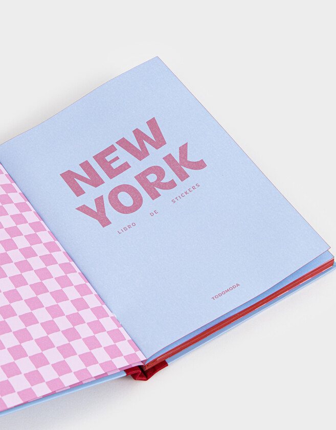 Anotadores Cuadernos y Memos Libro De Stickers Journaling - Azul Celeste