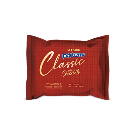 ALFAJOR PORTEZUELO CLASSIC CHOCOLATE - DISPLAY 18PCS 60GRS ALFAJOR PORTEZUELO CLASSIC CHOCOLATE - DISPLAY 18PCS 60GRS