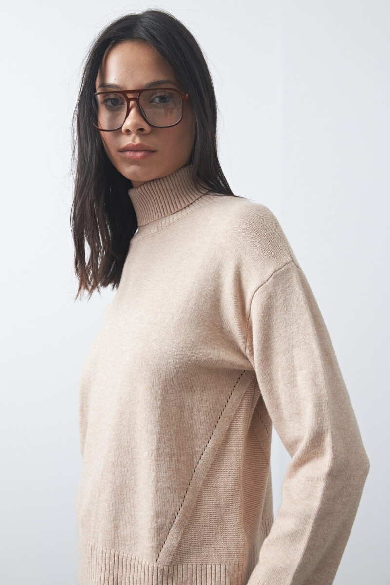 POLERA JAMIRO Beige Melange