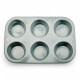 Molde Silicona 6 Muffins Sin Color