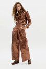 PANT CULOTTE METALLIC Marron