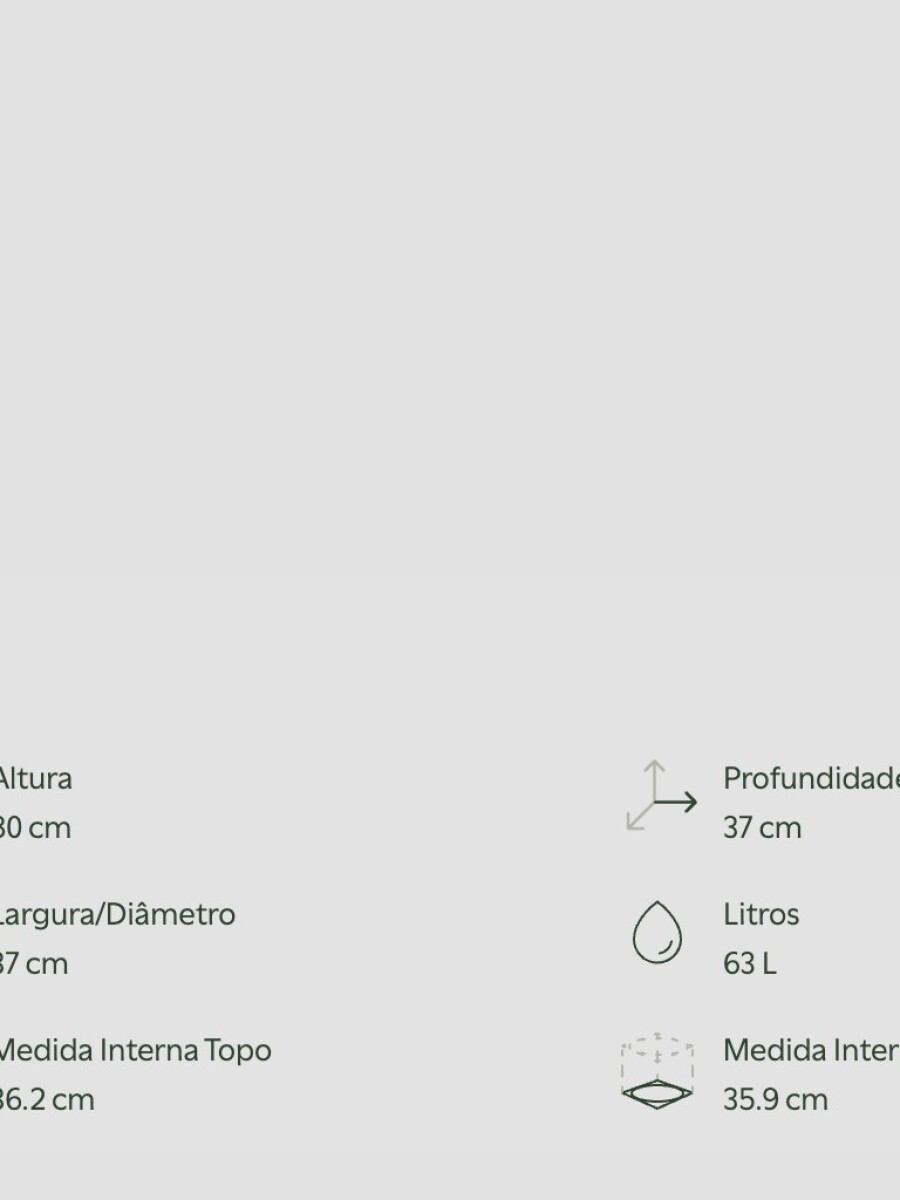MACETA ALTA PORTO HIGH 80 GRIS CLARO