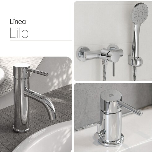 Juego Grifería FV Lilo Exterior Con Bidet CROMO